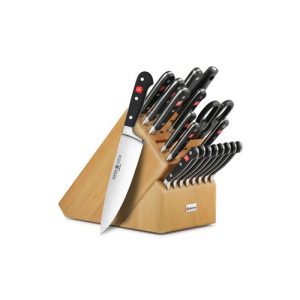 Wusthof 18pc with forged steak knives
